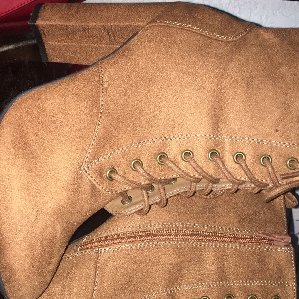 Brown booties